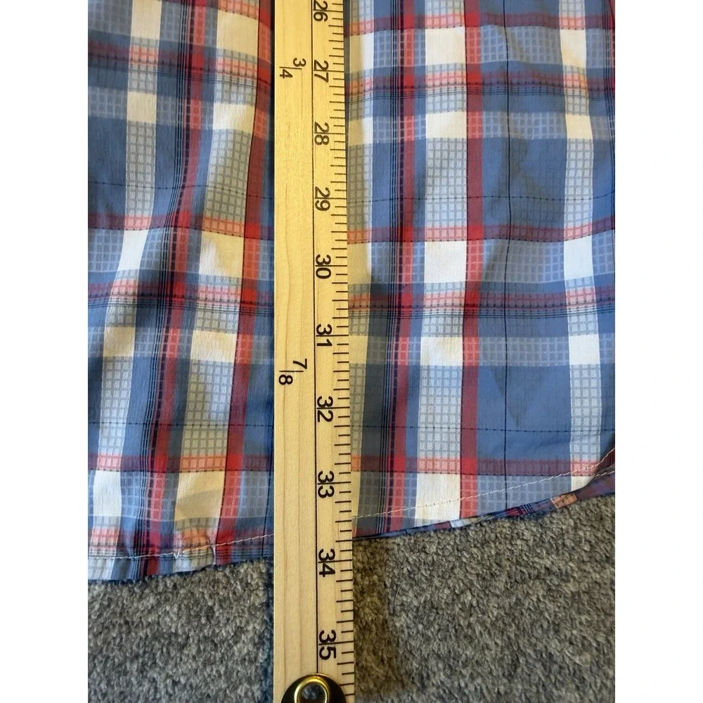 Columbia PFG Fishing Shirt Mens XXL Omni Shade Performance Vented Plaid - Picture 8 of 15